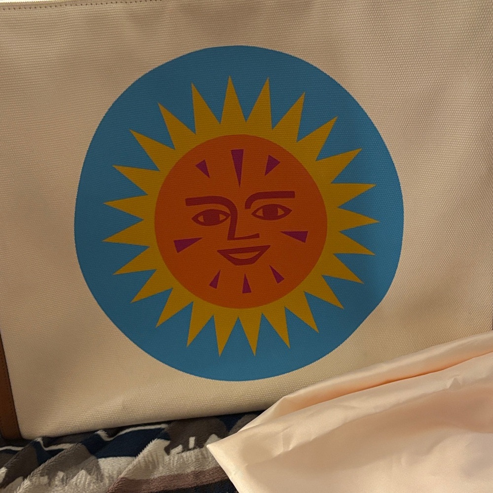 Sun Design Canvas Tote Bag Alexander girard